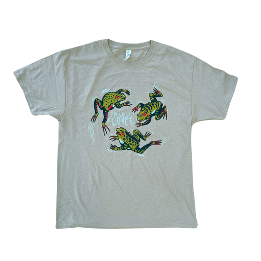 Three Green Frogs Tee