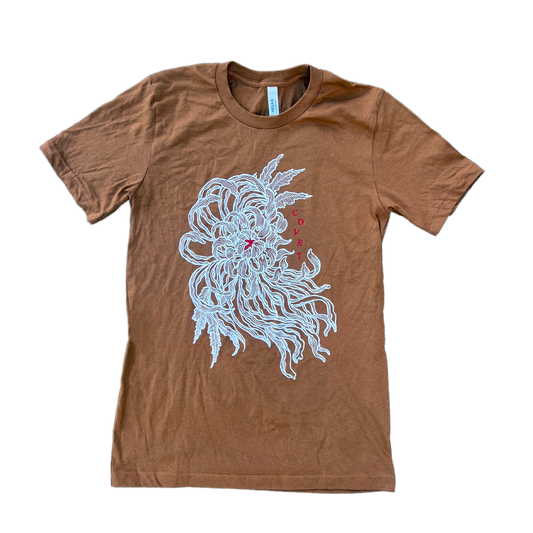 Chrysanthemum Tee (Tan)