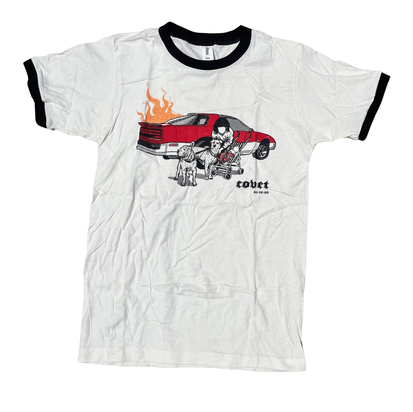 Hot Rod Ringer Tee (Vintage White)